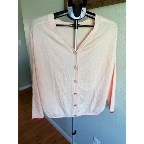 Disney Parks Paris Minnie Mouse 30 Year Dolman Sleeve Button Up Cardigan Sweater - Picture 2 of 6